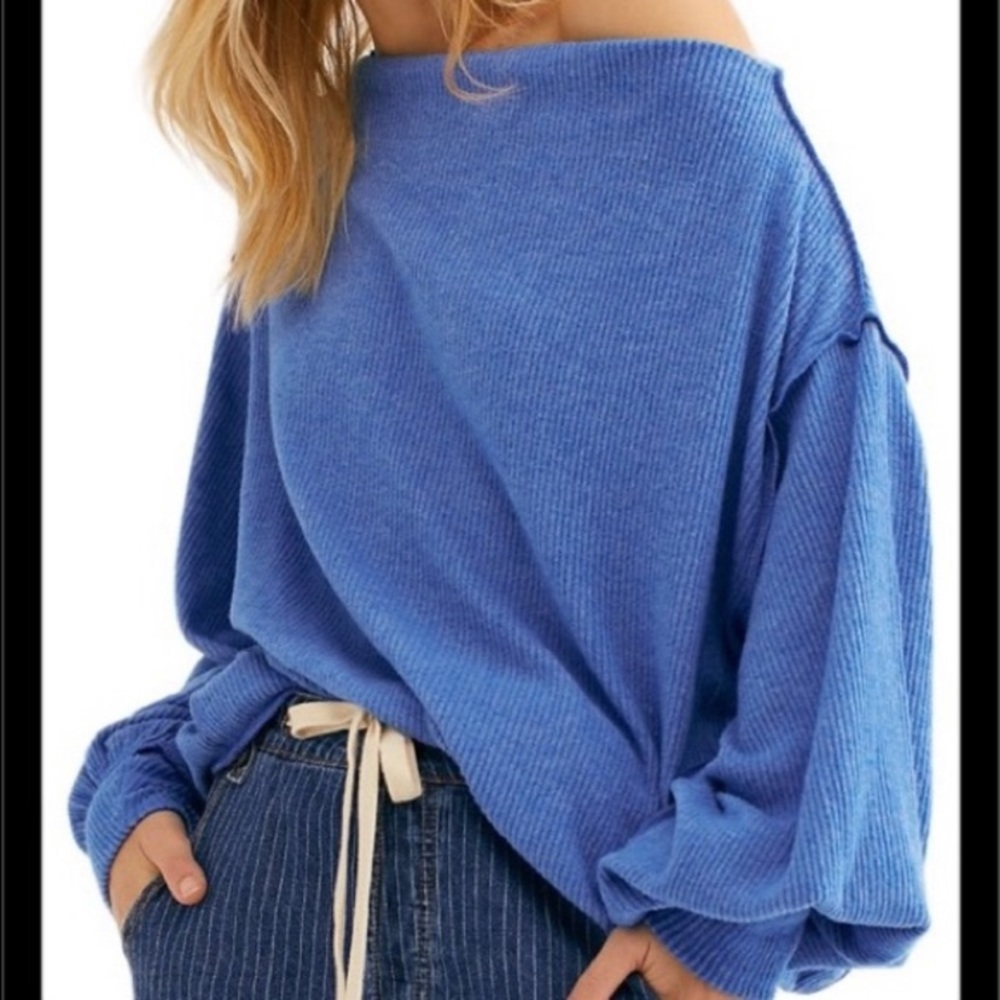 ❤️Free People We The Free Main Squeeze Sweater Top - Picture 2 of 4